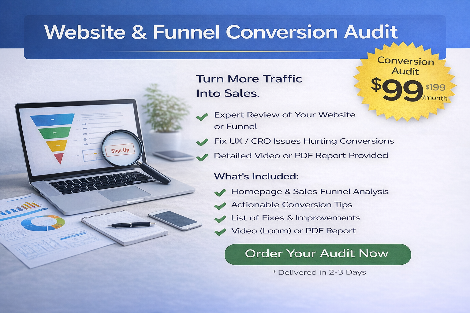 Website & Funnel Conversion Audit