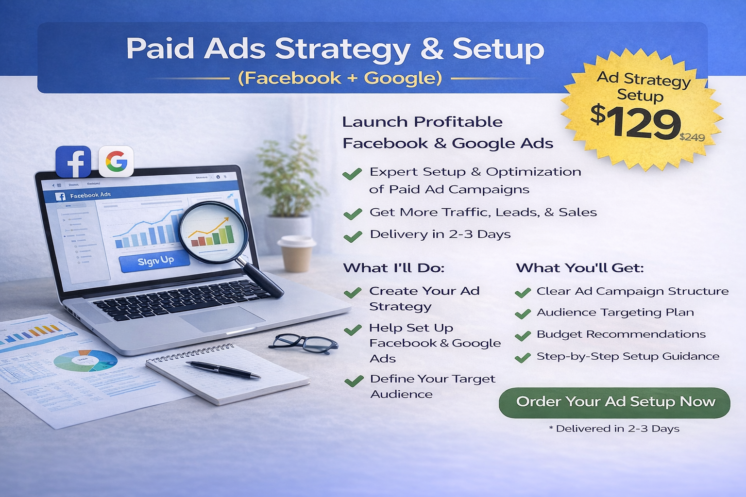 Paid Ads Strategy & Setup