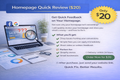 Homepage Quick Review