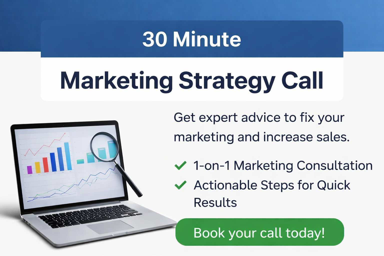 Fix Your Marketing in 30 Minutes (Strategy Call)